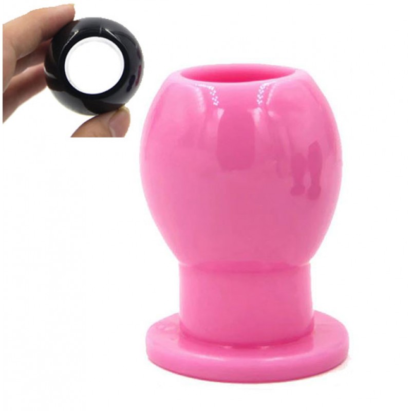 Adora Anal Dilator Hollow Butt Plug - Pink 03 Large